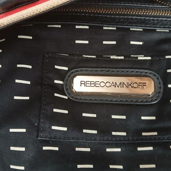 Rebecca Minkoff Striped Diamond Tote Bag - Picture 7 of 8